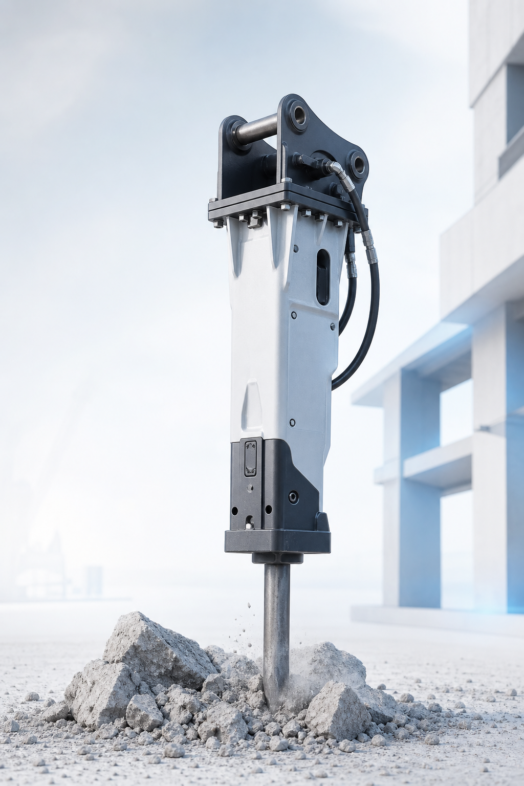 Hydraulikhammer als Anbaugerät